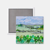 St Patrick's Day Shamrock Magneet (Voorkant / Achterkant)