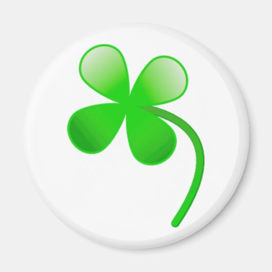 St. Patrick's Day Shamrock Magneet (Voorkant)