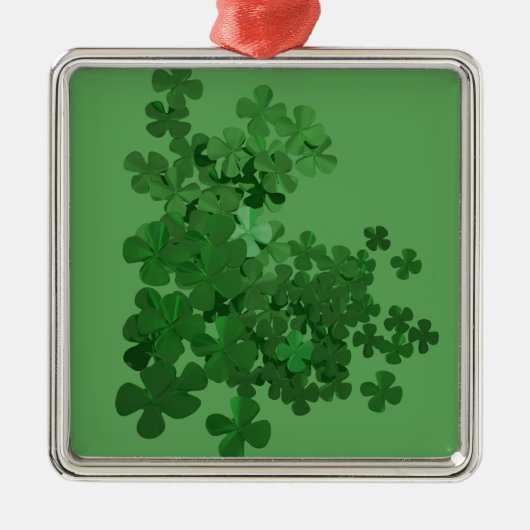 St. Patrick's Day Shamrock Metalen Ornament (Voorkant)