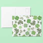 St. Patrick's Day Shamrock Minimalistisch Eenvoudi Briefkaart