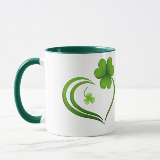 St. Patrick's Day Shamrock Mok (Links)