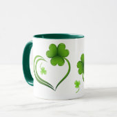 St. Patrick's Day Shamrock Mok (Voorkant links)