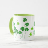 St. Patrick's Day Shamrock Mok (Voorkant links)