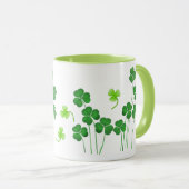 St. Patrick's Day Shamrock Mok (Voorkant rechts)