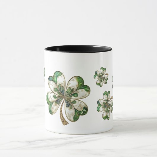 St. Patrick's Day Shamrock Mok (Midden)