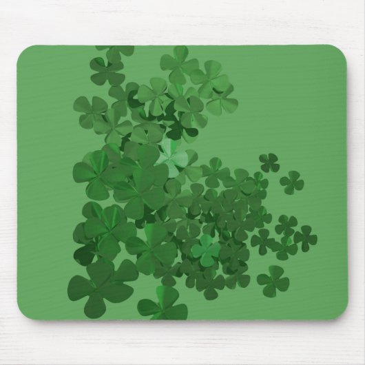 St. Patrick's Day Shamrock Muismat (Voorkant)