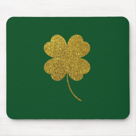 St. Patrick's Day Shamrock Muismat (Voorkant)