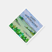 St Patrick's Day Shamrock Napkins Servet (Hoek)