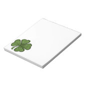 St Patrick's Day Shamrock Notitieblok (Linkerzijde)