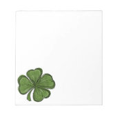 St Patrick's Day Shamrock Notitieblok (Voorkant)