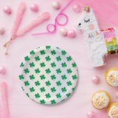 St Patrick's Day Shamrock Papieren Bordje (Feest)