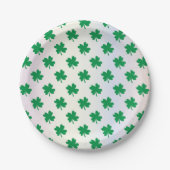 St Patrick's Day Shamrock Papieren Bordje (Voorkant)