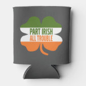 St Patricks Day shamrock - Part Irish All Trouble Blikjeskoeler (Voorkant)