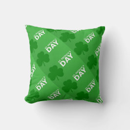 St Patrick's Day Shamrock patroon omkeerbaar Kussen