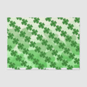 St Patricks Day Shamrock patroon Tissuepapier (Voorkant)
