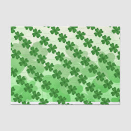 St Patricks Day Shamrock patroon Tissuepapier