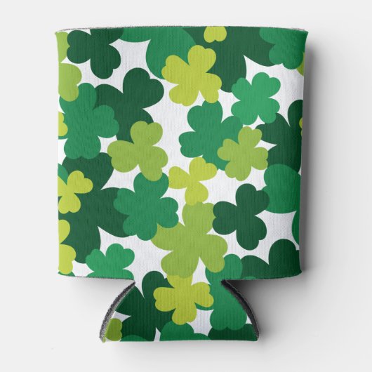 St. Patrick's Day Shamrock Pattern Blikjeskoeler (Voorkant)