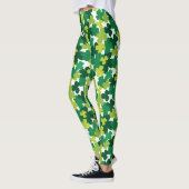 St. Patrick's Day Shamrock Pattern Leggings (Links)