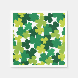 St. Patrick's Day Shamrock Pattern Servet