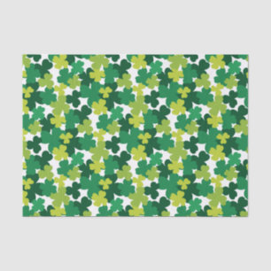 St. Patrick's Day Shamrock Pattern Tissuepapier