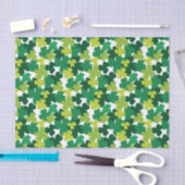 St. Patrick's Day Shamrock Pattern Tissuepapier (Craft)