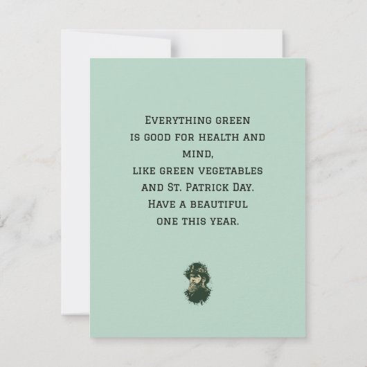 St. Patrick's Day  Shamrock personaliseert (Achterkant)