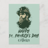 St. Patrick's Day  Shamrock personaliseert Briefkaart (Voorkant)