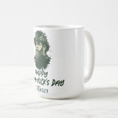 St. Patrick's Day  Shamrock personaliseert Koffiemok (Voorkant rechts)