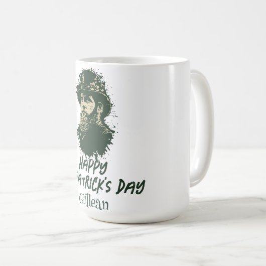 St. Patrick's Day  Shamrock personaliseert Koffiemok (Voorkant rechts)