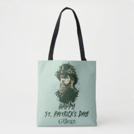 St. Patrick's Day  Shamrock personaliseert Tote Bag