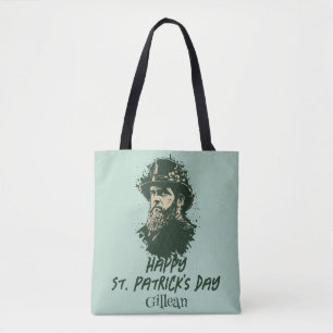 St. Patrick's Day  Shamrock personaliseert Tote Bag
