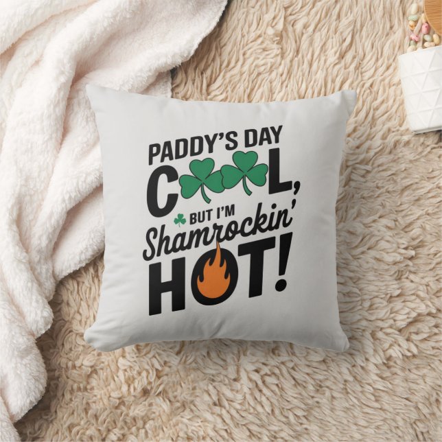 St. Patrick's Day Shamrock Pillow Kussen (Deken)