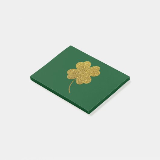 St. Patrick's Day Shamrock Post-it® Notes (Schuin)