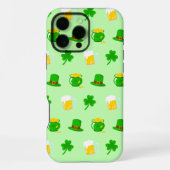 St. Patrick's Day Shamrock Pot of Gold Beer iPhone Hoesje (Achterkant)