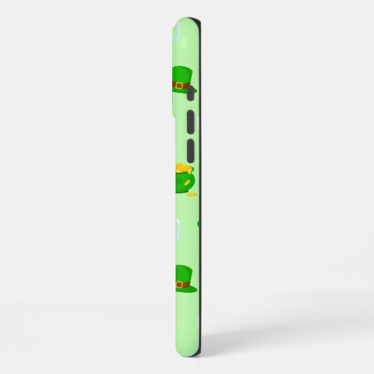 St. Patrick's Day Shamrock Pot of Gold Beer iPhone Hoesje (Linkerkant)