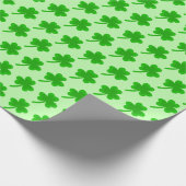 St. Patrick's Day Shamrock Pot van Gouden Keltisch Cadeaupapier (Hoek)