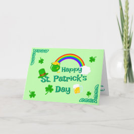 St. Patrick's Day Shamrock Pot van Gouden Keltisch Kaart