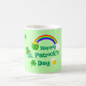 St. Patrick's Day Shamrock Pot van Gouden Keltisch Koffiemok (Center)