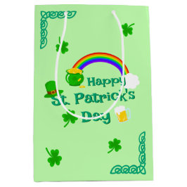 St. Patrick's Day Shamrock Pot van Gouden Keltisch Medium Cadeauzakje