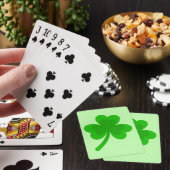 St. Patrick's Day Shamrock Pot van Gouden Keltisch Pokerkaarten (Insitu)