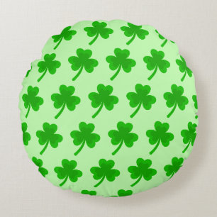 St. Patrick's Day Shamrock Pot van Gouden Keltisch Rond Kussen