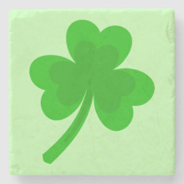 St. Patrick's Day Shamrock Pot van Gouden Keltisch Stenen Onderzetter