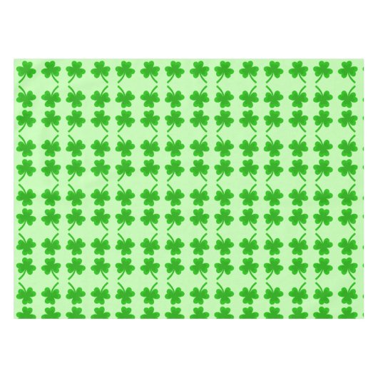 St. Patrick's Day Shamrock Pot van Gouden Keltisch Tafelkleed (Voorkant (Horizontaal))