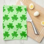 St. Patrick's Day Shamrock Pot van Gouden Keltisch Theedoek (Quarter Fold)