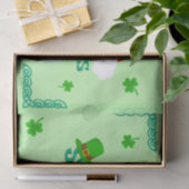St. Patrick's Day Shamrock Pot van Gouden Keltisch Tissuepapier (Geschenk)