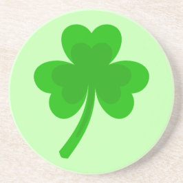 St. Patrick's Day Shamrock Pot van Gouden Keltisch Zandsteen Onderzetter