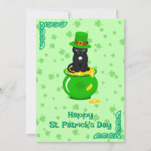St. Patrick's Day Shamrock Pot van Gouden Zwarte K