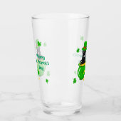 St. Patrick's Day Shamrock Pot van Gouden Zwarte K Glas (Links)