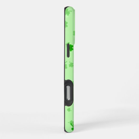 St. Patrick's Day Shamrock Pot van Gouden Zwarte K iPhone Hoesje (Rechterkant)