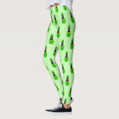 St. Patrick's Day Shamrock Pot van Gouden Zwarte K Leggings (Links)